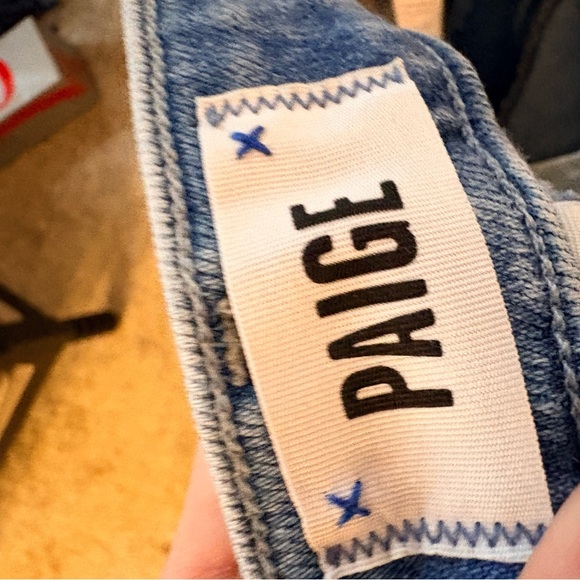 Paige Flaunt Knockout Curvy High Waist Straight Leg Jeans - Picture 2 of 5